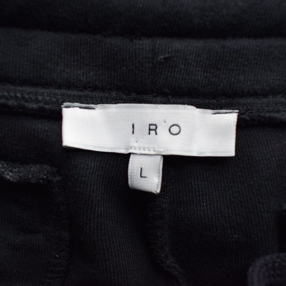 IRO Lottie Coated Jersey Track Pants sz L - Picture 8 of 9